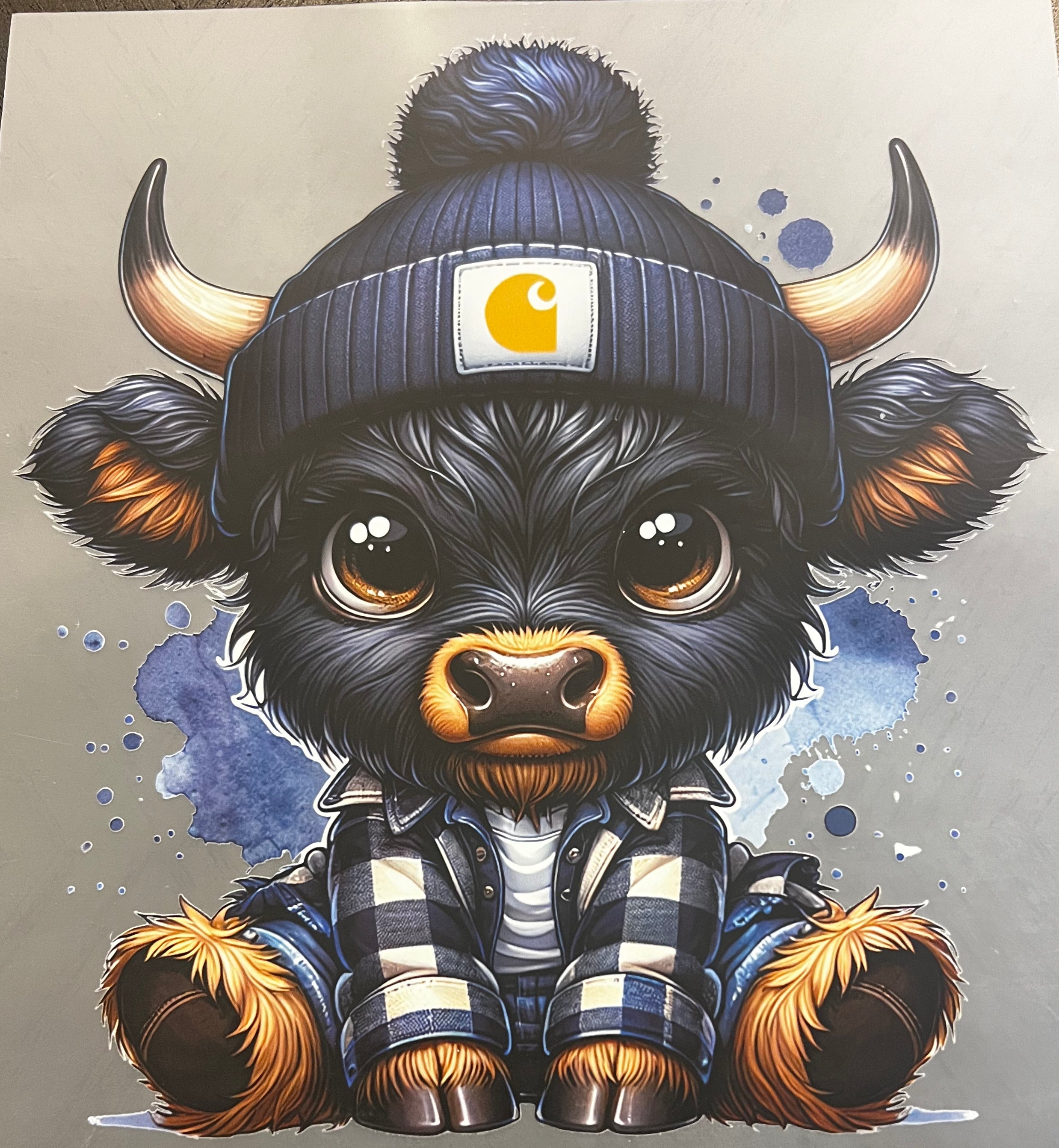 Cow - Carhart Blue