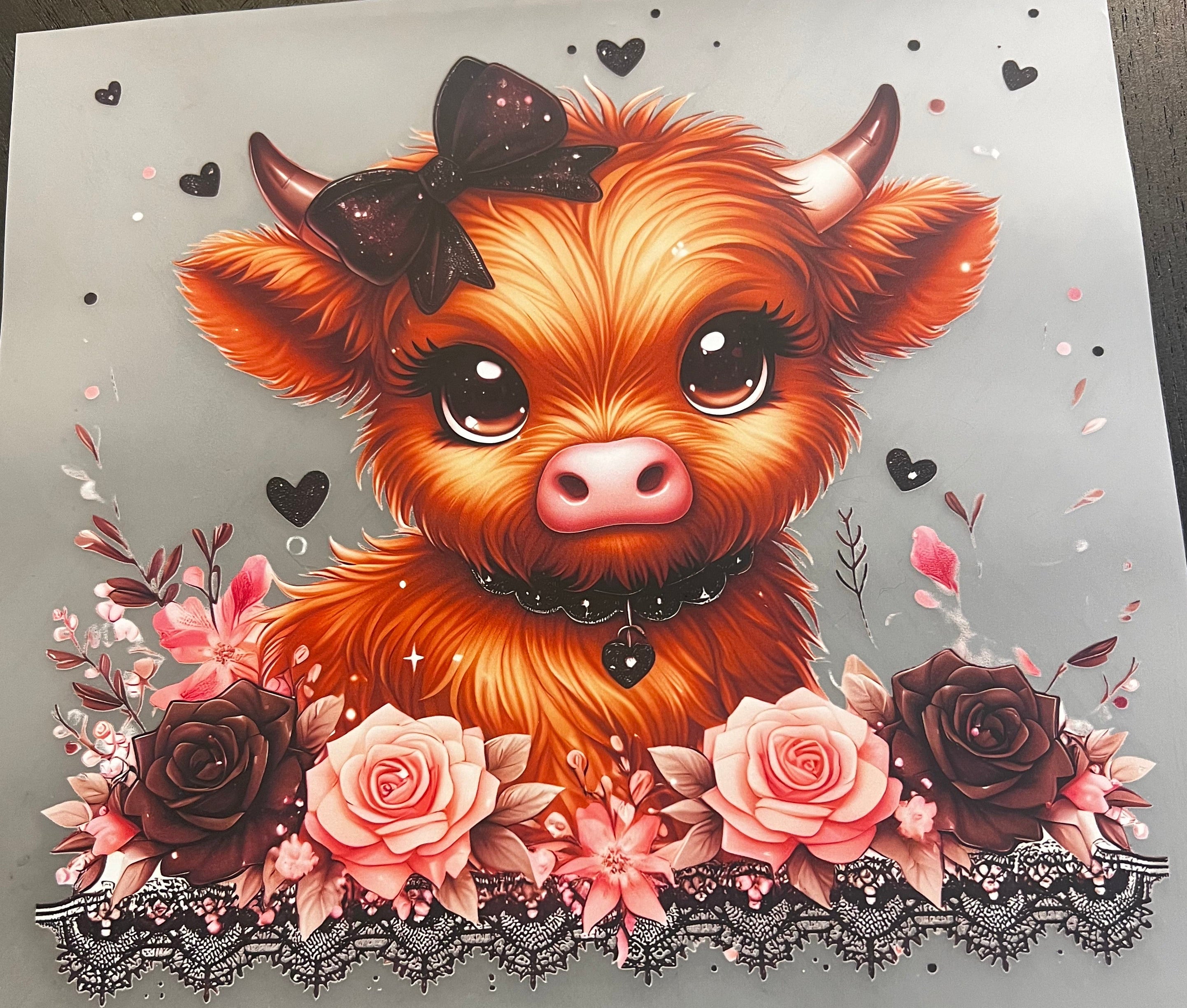 Highland With Roses