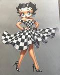 Betty Boop Checkered Dress