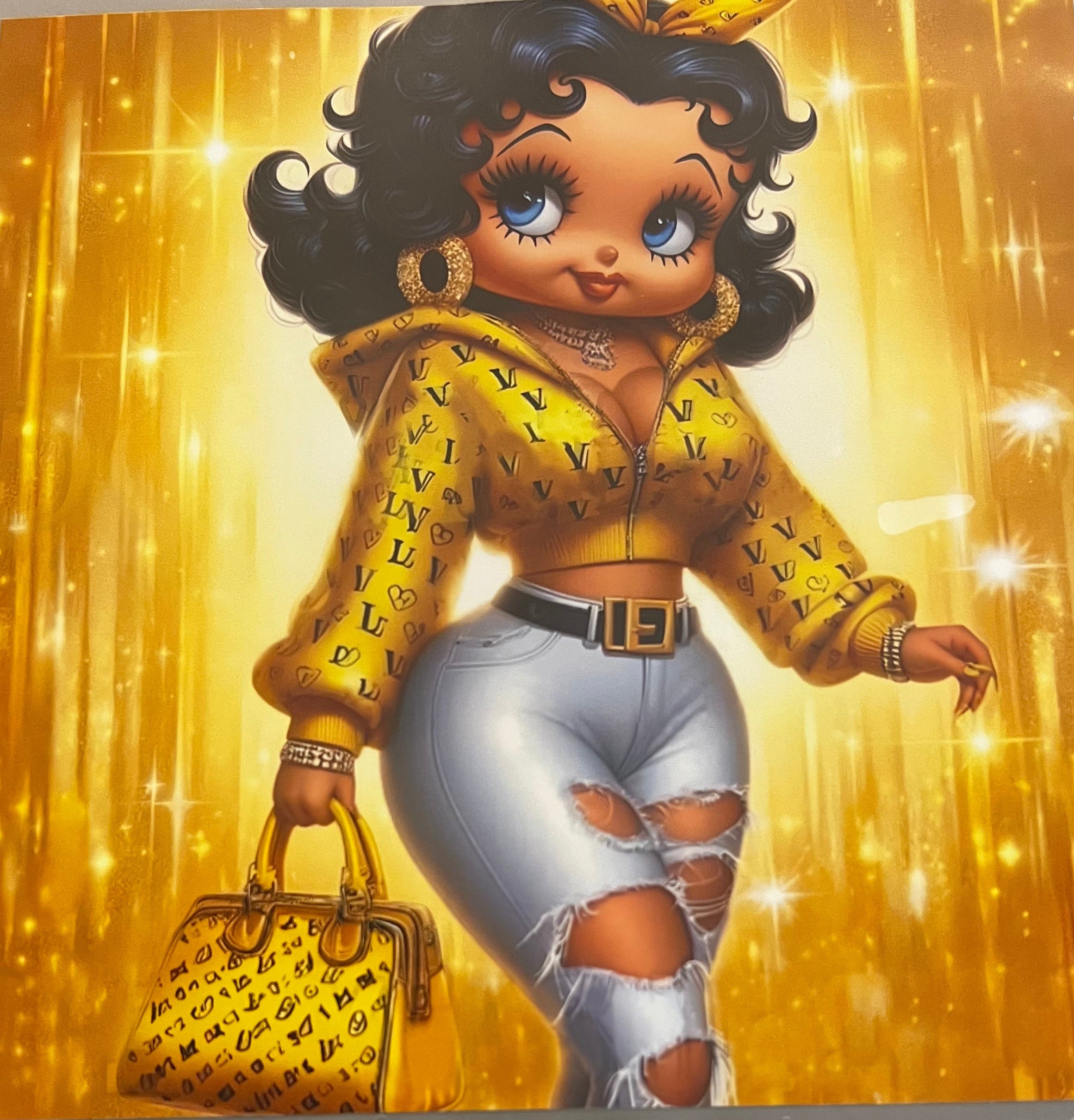Betty Boop LV Gold