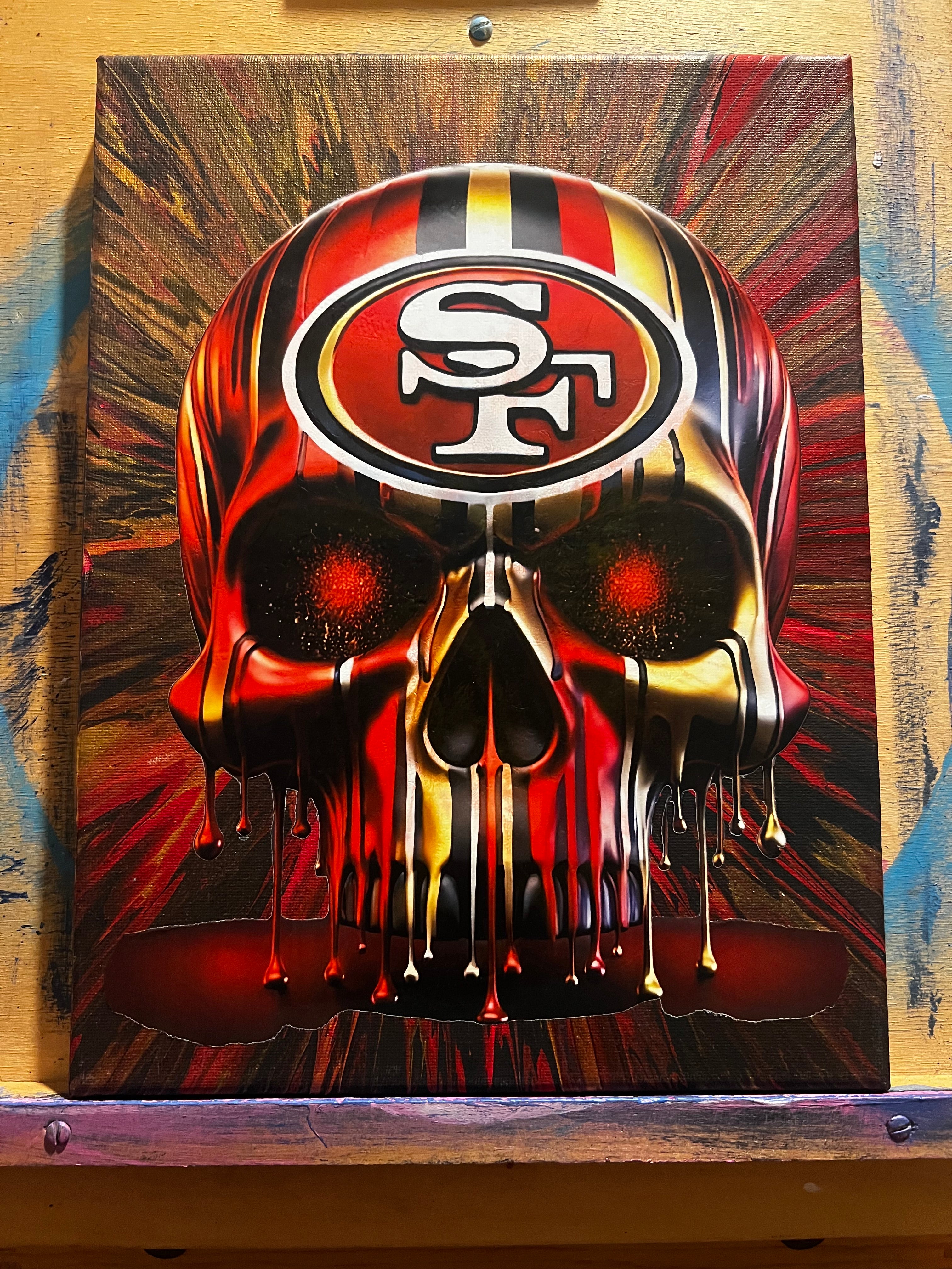49ers Skull
